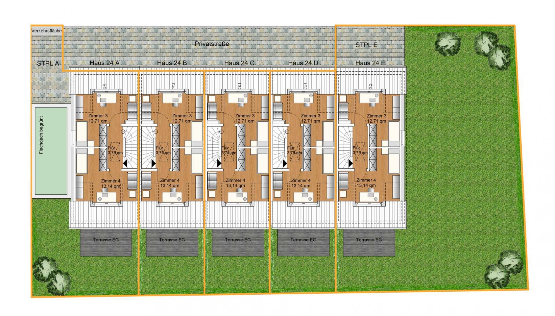 Dachgeschossplan 5RH