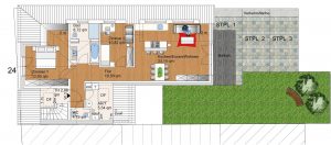 Dachgeschossplan 3FH