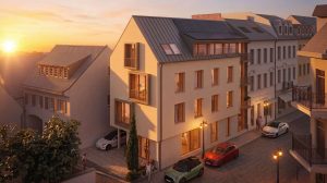 Außenansicht Sonnenaufgang