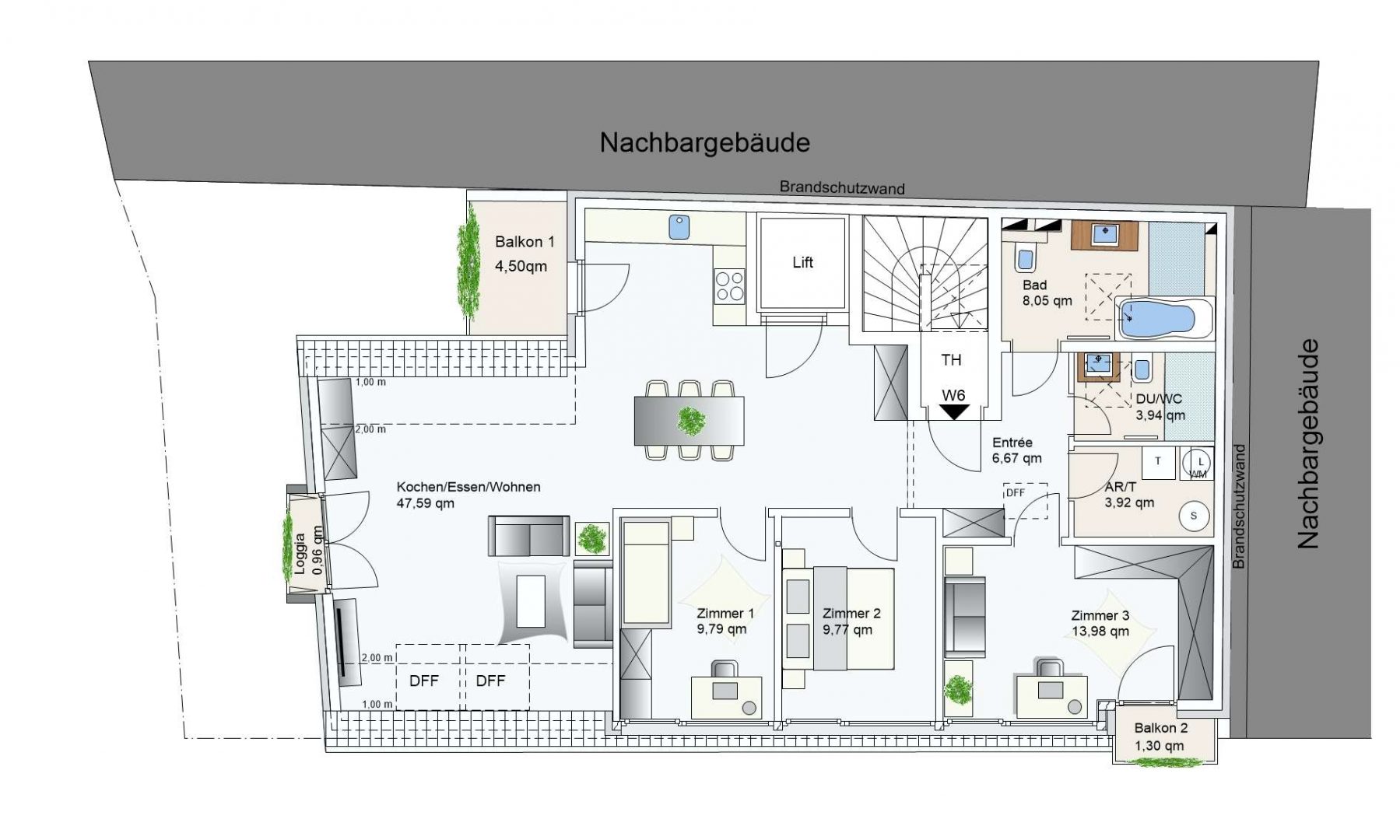 Grundriss DG