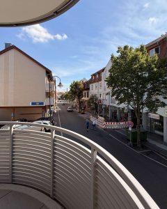 Aussicht auf die Fußgängerzone